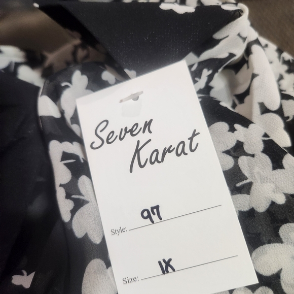 Sheer blouse. XL Seven Karat - Picture 6 of 7